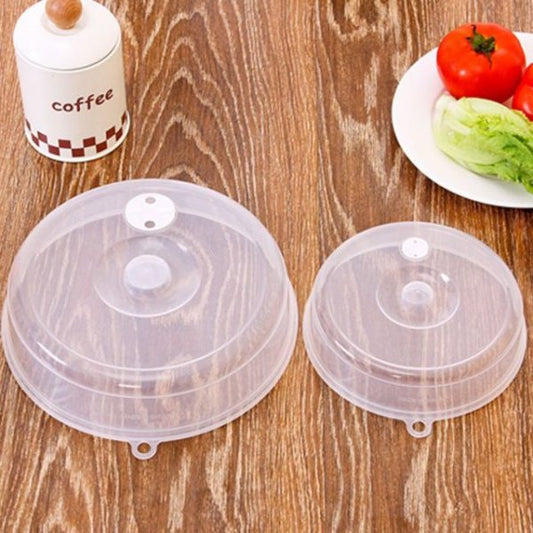 Dustproof Microwave Oven Dish Plate Steam Splash proof Cover Food
