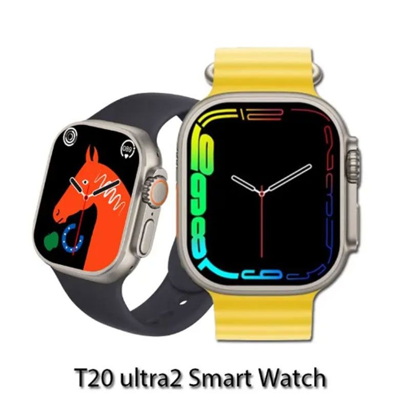 T20 ultra2 with 4 Strap Series 9 Gesture Operation Bluetooth Call Smartwatch Wireless Charging HD Big Screen Fitness Watch